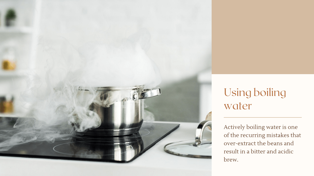 Using boiling water - Gridlock Coffee Roasters